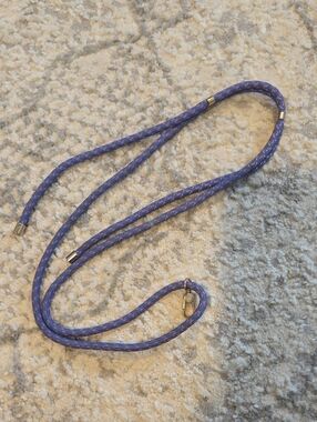 Casetify Purple Rope Necklace with Gold-Tone Hardware